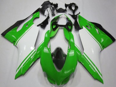 2011-2014 Ducati 1199 Motorcycle Fairings - Glossy Green White Black Canada Websites
