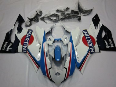 2011-2014 Ducati 1199 Motorcycle Fairings - White Light Blue Red Black Martini Canada Websites