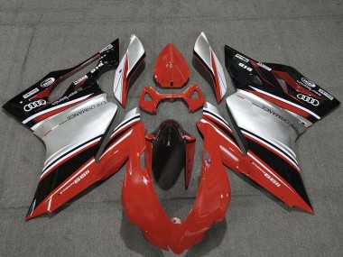 2011-2014 Ducati 1199 Motorcycle Fairings - Red Silver Black Performance Canada Websites
