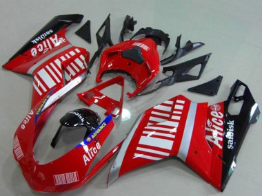 2007-2014 Ducati 848 1098 1198 Motorcycle Fairings - Silver Red Glossy Black Alice Sandisk Canada Websites