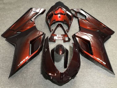 2007-2014 Ducati 848 Motorcycle Fairings - Red Canada Websites