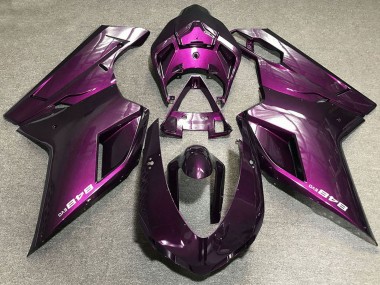 2007-2014 Ducati 848 Motorcycle Fairings - Purple Canada Websites