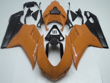 2007-2014 Ducati 848 Motorcycle Fairings - Brown Matte Black Canada Websites