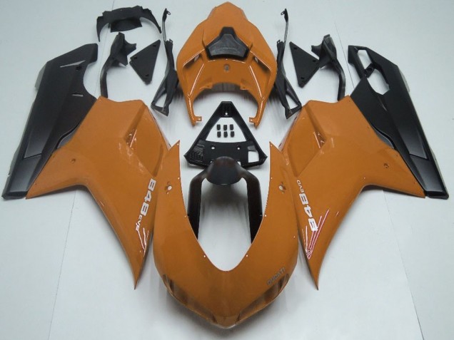 2007-2014 Ducati 848 Motorcycle Fairings - Brown Matte Black Canada Websites