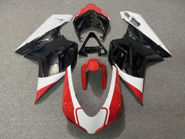2007-2014 Ducati 848 1098 1198 Motorcycle Fairings - White Red Glossy Black Canada Websites