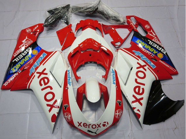 2007-2014 Ducati 848 1098 1198 Motorcycle Fairings - White Red Blue Glossy Black Valsir Xerox Canada Websites