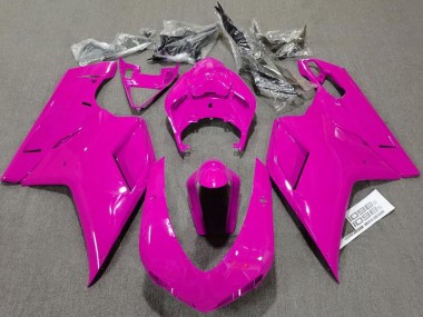 2007-2014 Ducati 1098 Motorcycle Fairings - Glossy Pink Plain Canada Websites