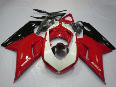 2007-2014 Ducati 1098 Motorcycle Fairings - Glossy Red White Glossy Black Canada Websites