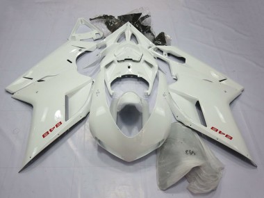 2007-2014 Ducati 848 Motorcycle Fairings - Pearl White Canada Websites