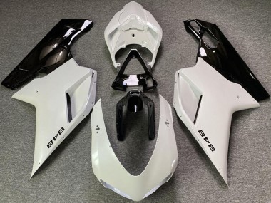 2007-2014 Ducati 848 Motorcycle Fairings - Pearl White Glossy Black Canada Websites