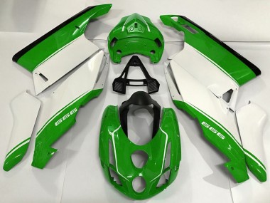 2003-2004 Ducati 999 Motorcycle Fairings - White Green Black Canada Websites