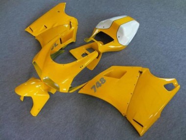 1993-2005 Ducati 748 Motorcycle Fairings - White Yellow Canada Websites