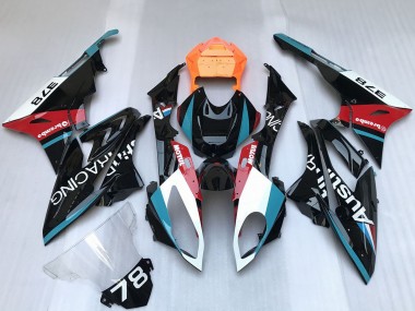 2009-2014 BMW S1000RR Motorcycle Fairings - White Blue Red Orange Motul Austin Racing Canada Websites