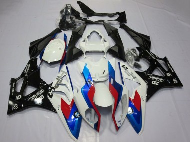 2009-2014 BMW S1000RR Motorcycle Fairings - White Red Blue Glossy Black Castrol OEM Style Canada Websites