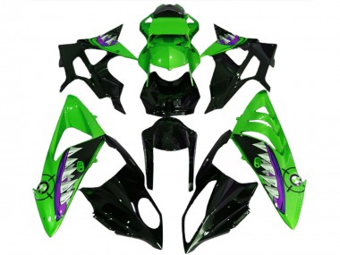 2017-2018 BMW S1000RR Motorcycle Fairings - Green Purple Glossy Black Shark Canada Websites