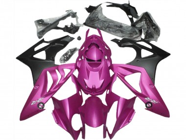 2009-2014 BMW S1000RR Motorcycle Fairings - Hot Pink Matte Black Canada Websites