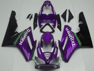2009-2012 Triumph Daytona 675 Motorcycle Fairings - Purple Green Glossy Black Canada Websites