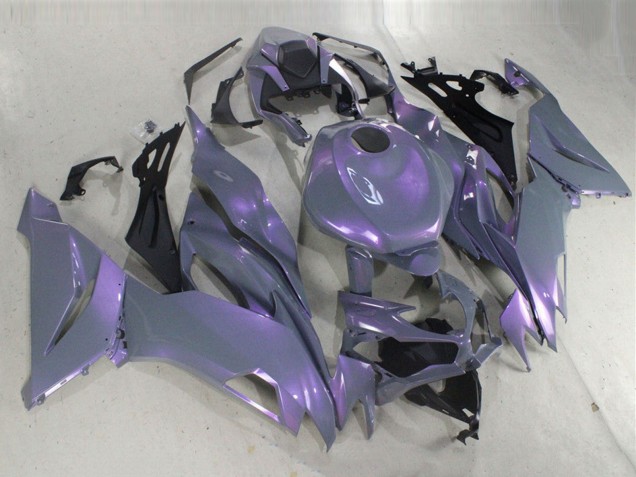 2019-2022 Kawasaki ZX6R Motorcycle Fairings - Chameleon Grey Dazz Pearl Purple Canada Websites