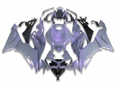 2019-2022 Kawasaki ZX6R Motorcycle Fairings - Chameleon Grey Dazz Pearl Purple Canada Websites