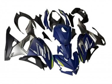 2024-2025 Kawasaki Ninja 500 EX500R Motorcycle Fairings - Blue White Yellow Silver Black Canada Websites