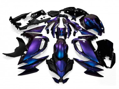 2020-2025 Kawasaki Ninja 650 EX650 Motorcycle Fairings - Chameleon Blue Purple Canada Websites