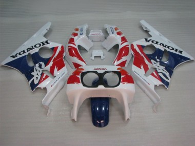 1987-1989 Honda CBR400RR NC23 Motorcycle Fairings - White Red Blue Canada Websites