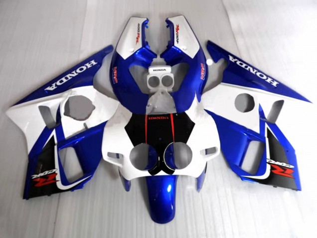 1987-1989 Honda CBR400RR NC23 Motorcycle Fairings - White Blue HRC Canada Websites
