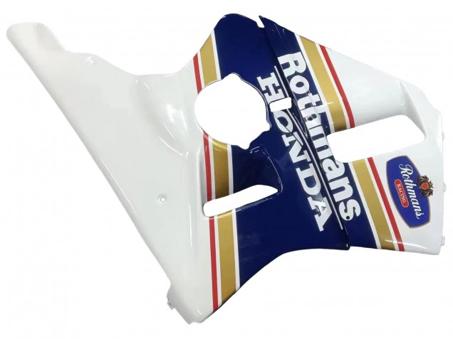 1987-1989 Honda CBR400RR NC23 Motorcycle Fairings - White Yellow Blue Rothmans Canada Websites