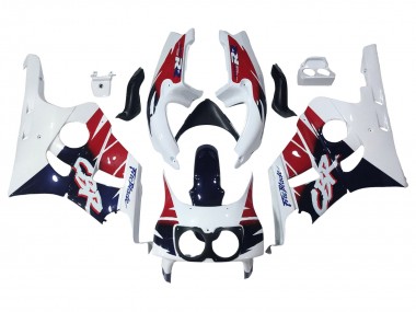 1990-1999 Honda CBR400RR NC29 Motorcycle Fairings - White Red Dark Blue Fireblade Canada Websites