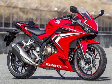 2022 Honda CBR400R Motorcycle Fairings - Red White Glossy Black Stripe Canada Websites