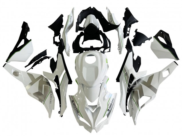 2019-2025 Kawasaki ZX25R ZX-25R Motorcycle Fairings - White Silver Green Black Trick Star Canada Websites