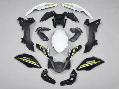 2017-2019 Kawasaki Ninja Z650 Motorcycle Fairings - Black White Yellow Canada Websites