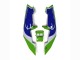 1989-1990 Kawasaki ZXR250 Motorcycle Fairings - Green White Blue Canada Websites
