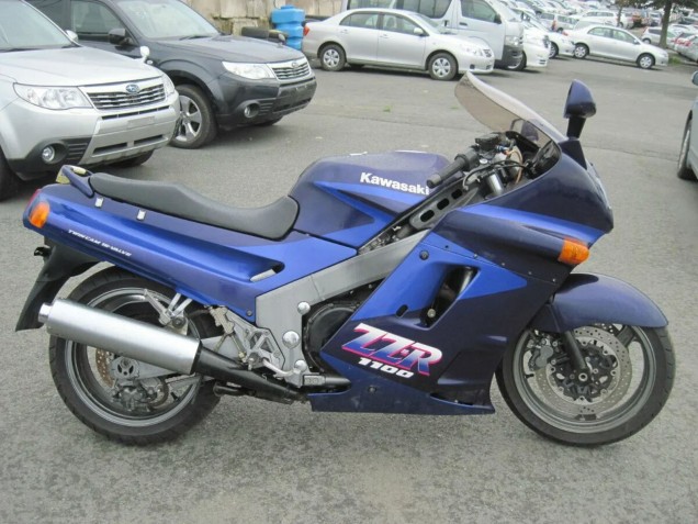 1990-1992 Kawasaki ZZR1100 Motorcycle Fairings - Blue Dark Blue Canada Websites
