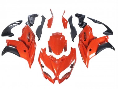 2015-2021 Kawasaki Versys 650 Motorcycle Fairings - Red Matte Black Canada Websites