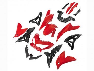 2022-2025 Kawasaki Versys 650 Motorcycle Fairings - Red Black Canada Websites