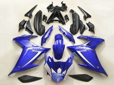 2009-2015 Yamaha FZ6R Motorcycle Fairing - Blue White Canada Websites