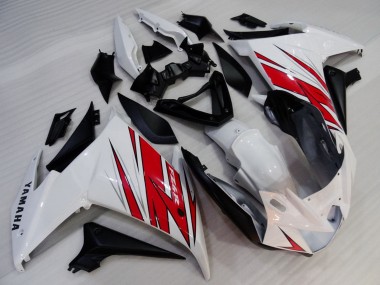 2009-2015 Yamaha FZ6R Motorcycle Fairings - White Red Black Canada Websites