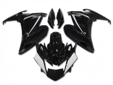2009-2015 Yamaha FZ6R Motorcycle Fairings - Glossy Black White Canada Websites