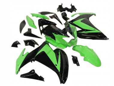 2009-2015 Yamaha FZ6R Motorcycle Fairings - Glossy Black Green Canada Websites