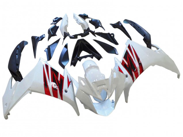 2009-2015 Yamaha FZ6R Motorcycle Fairings - White Red Canada Websites
