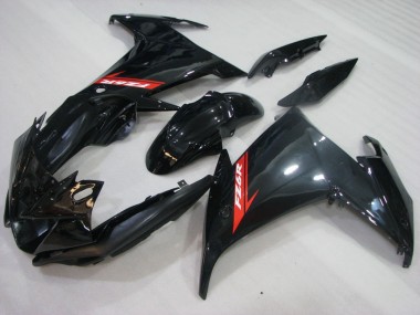 2009-2015 Yamaha FZ6R Motorcycle Fairings - Glossy Black Red Canada Websites