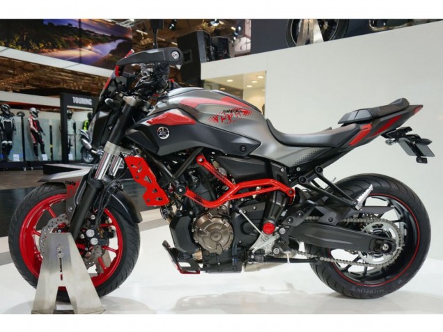 2012-2017 Yamaha MT07/FZ07 Motorcycle Fairings - Grey Red Canada Websites