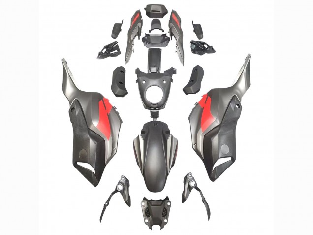 2012-2017 Yamaha MT07/FZ07 Motorcycle Fairings - Grey Red Canada Websites