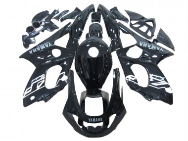 1996-2007 Yamaha YZF600R Thundercat Motorcycle Fairings - Glossy Black White Canada Websites