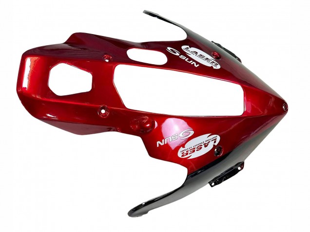1997-2007 Yamaha YZF 1000R Thunderace Motorcycle Fairings - Black with Dark Red Flame Canada Websites