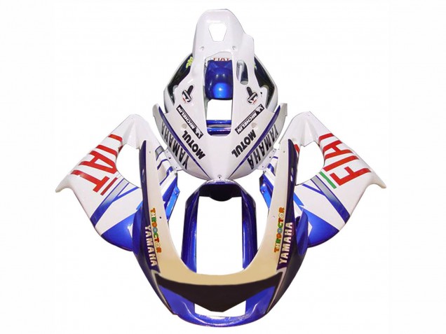 1997-2007 Yamaha YZF 1000R Thunderace Motorcycle Fairings - White Blue Fiat Motul Canada Websites