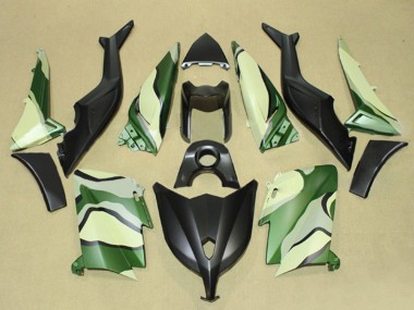 2012-2014 Yamaha TMAX530 Motorcycle Fairings - Matte Black Green Light Yellow Canada Websites