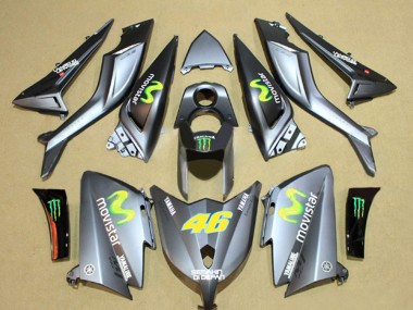 2012-2014 Yamaha TMAX530 Motorcycle Fairings - Grey Semakin Didepan MoviStar Yamalube 46 Canada Websites