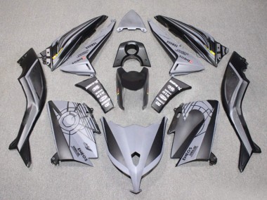2012-2014 Yamaha TMAX530 Motorcycle Fairings - Matte Black Grey ENEOS Yamalube Canada Websites